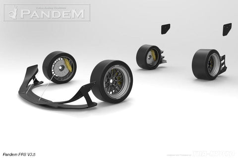 GReddy Pandem Wide Body V3 Front Canards | 2013-2016 Scion FR-S  (17010283)