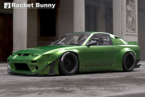 GReddy Full Rocket Bunny Wide Body Aero Kit w/ Wing | 1989-1993 Nissan 240SX  (17020380)