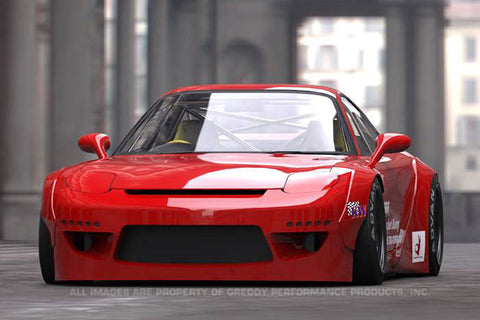 GReddy X Rocket Bunny V2 Front Over-Fenders - No Bumper Extensions | 1993-1995 Mazda RX-7  (17040214)