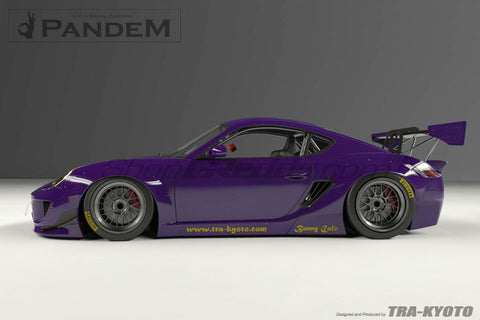 GReddy Pandem Rocket Bunny Side Skirts Only | 2009-2012 Porsche Cayman  (17090504)