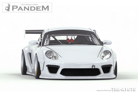 GReddy Pandem RB V2 Front Over-Fenders  | 2009-2012 Porsche Cayman  (17090523)