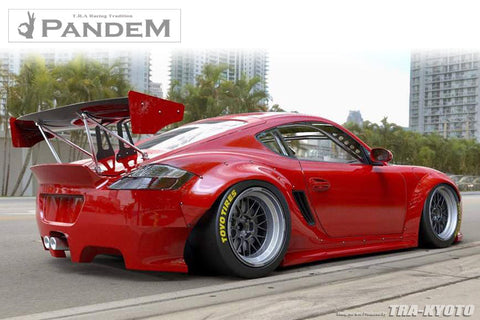 GReddy Pandem RB V2 Rear Over-Fenders  | 2009-2012 Porsche Cayman  (17090526)