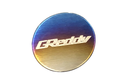 GReddy Titanium Disk Badge for Type-A Shift knob | Universal  (18000204)