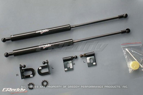GReddy Mitsubishi Evolution X Engine Hood Lifter Kit - 18530101 - Modern Automotive Performance
