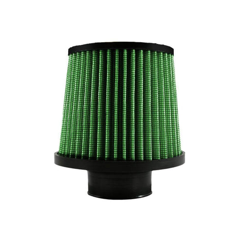 Green Filter Cone Air Filter - 2.50" ID / 6.00" Base OD / 5.00" Top OD / 5.00" Height (2352)