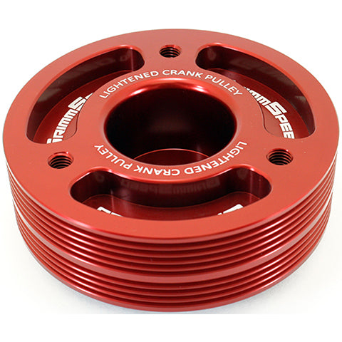Grimmspeed Lightweight Crank Pulleys | 2002-2014 Subaru WRX and 2004-2021 Subaru WRX STI (095015)