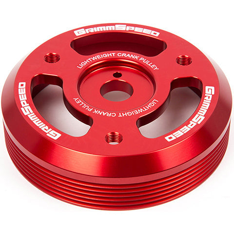 GrimmSpeed Lightweight Crank Pulley | 2013-2021 Subaru BRZ/Scion FR-S/Toyota 86, and 2015-2018 Subaru WRX (095023)