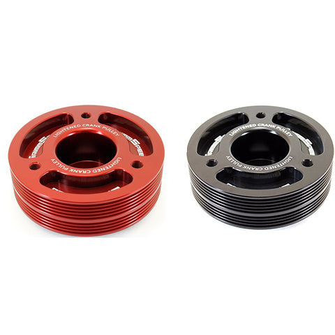 Grimmspeed Lightweight Crank Pulleys | 2002-2014 Subaru WRX and 2004-2021 Subaru WRX STI (095015)