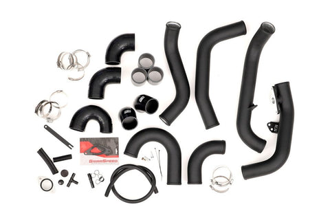 GrimmSpeed Front Mount Intercooler System Kit w/ Black Piping | 2015-2021 Subaru STI (090237)