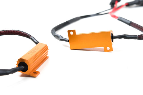 GTR Lighting Resistor T-Harness: 9005 / 9006 - 50w- 2x (GTR.H120)