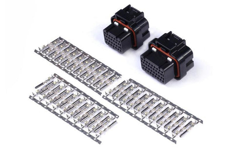 Haltech Plug and -Pins Only - AMP 26 & 34 -Pin 4 Row 3 Keyway Superseal Connector Set (HT-030001)