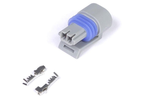 Haltech Plug and -Pins Only - Delphi 2 -Pin GM Style Air Temp Connector | Multiple GM Fitments (HT-030410)
