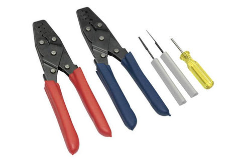 Haltech Dual Crimper Set Inc 3 -Pin Removal Tools (HT-070300)