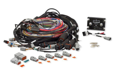 Haltech Elite 2500 & Race Expansion Module 16 Injector Universal Integrated Wire-in Harness (HT-142004)
