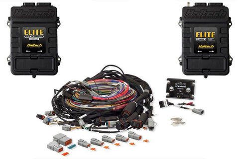 Haltech Elite 2500 With Race Expansion Module With 16 Injector Integrated Universal Wire-in Harness Kit (HT-152004)