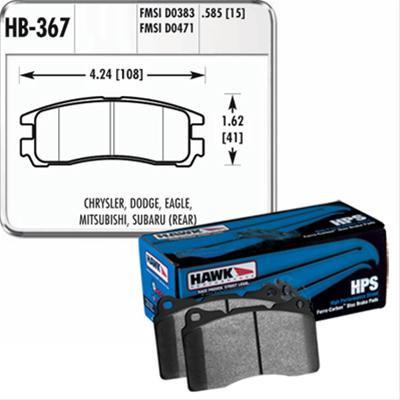 Hawk Performance HPS Brake Pads | Multiple Fitments (HB367F.585)