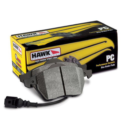 Hawk Performance Front Ceramic Brake Pads | Multiple Audi/Volkswagen Fitments (HB543Z.760)