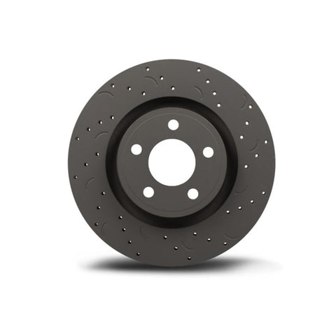 Hawk Talon Drilled & Slotted Front Brake Rotors | 2003-2004 Infiniti G35 w/ Standard Brakes (HTC4903)