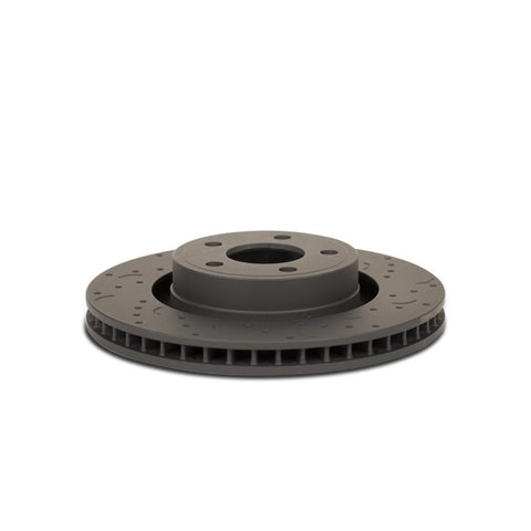 Hawk Talon Drilled & Slotted Rear Brake Rotor Set | 2007-2013 Mazda 3 Mazdaspeed (HTC4913)