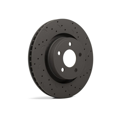 Hawk Talon Drilled & Slotted Rear Brake Rotor Set | 2010-2015 Mitsubishi Evolution (HTC5013)