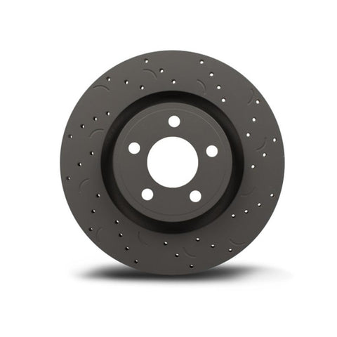 Hawk Talon Drilled & Slotted Rear Brake Rotor Set | 2010-2015 Hyundai Genesis Coupe (HTC5078)