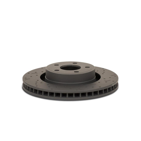 Hawk Talon 320mm Drilled and Slotted Rear Brake Rotors | 2015-2018 Ford Mustang EcoBoost (HTC5385)