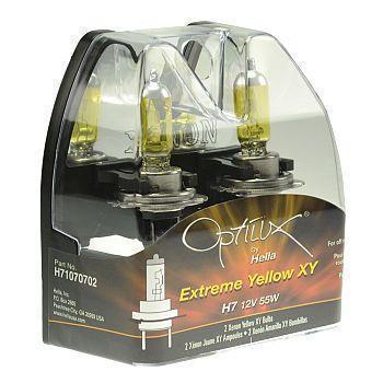 Hella Optilux Extreme Yellow XY HB3/9005 65W Bulbs (H71070582 Hella Optilux Extreme Yellow XY HB3/9005 65W Bulbs (H71070582