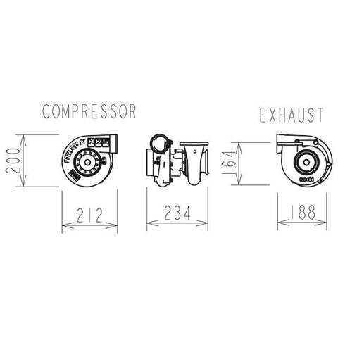 HKS GTIII-4R 700PS Turbocharger