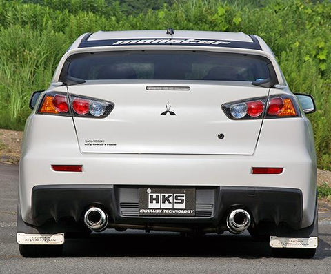 HKS Hi-Power Spec-L2 Cat-Back Exhaust System | 2008-2015 Mitsubishi Evo X (31019-AM111)