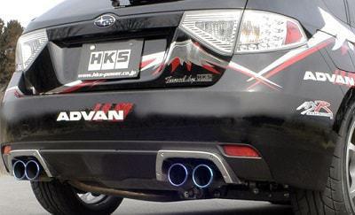 HKS Legamax Premium Axle-Back Exhaust | 2008-2014 Subaru Impreza WRX / STI Hatchback (31021-AF013)