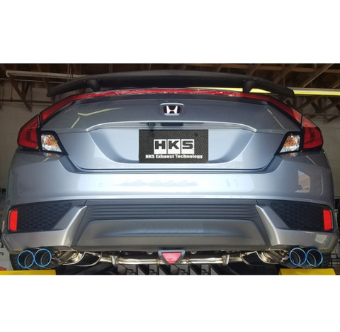 HKS LEGAMAX Cat-Back Exhaust | 2016-2021 Honda Civic Coupe 1.5T (31021-BH001)