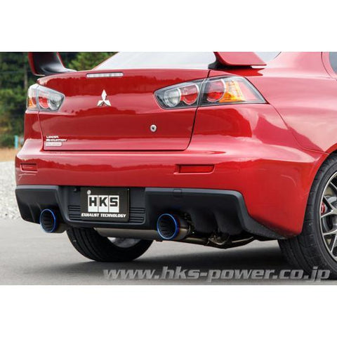HKS Super Turbo Catback Exhaust | 2008-2015 Mitsubishi Evo X (31029-AM004)