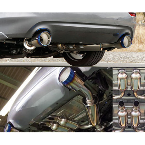 HKS Dual Hi-Power Titanium Tip Exhaust System | 2014-2018 Infiniti Q50 VQ37 (32009-BN005)