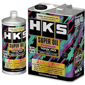 HKS SUPER Oil Premium 10W-40 1L, 4L, 20L (52001-AK141/2/3)