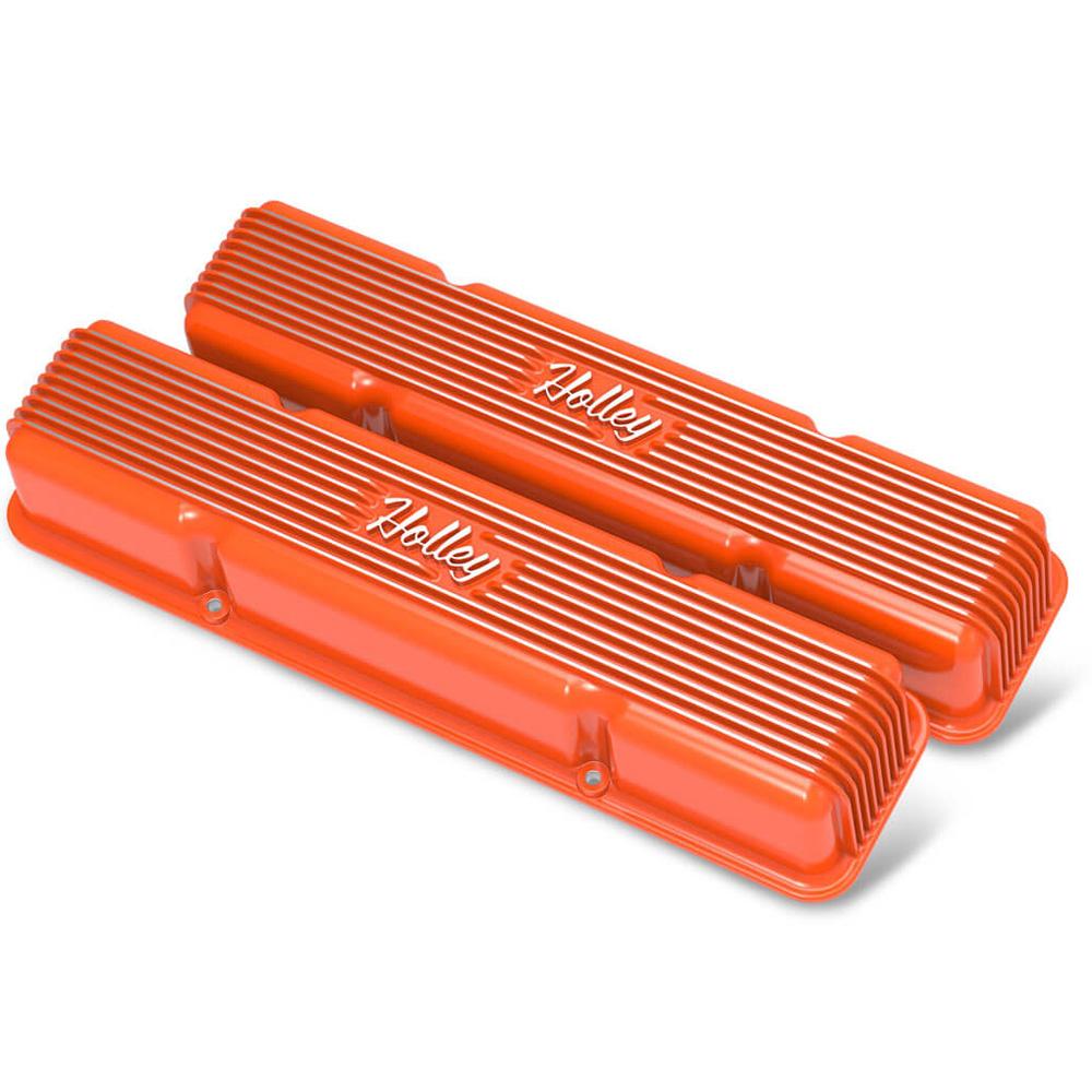 Holley Vintage Series Finned Valve Covers 1958-1986 SBC Engines w/ P –  MAPerformance