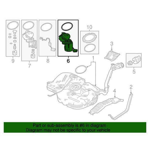 Honda OEM Module Set - Fuel Pump | 2017-2021 Honda Civic Si (17045-TBF-A03)