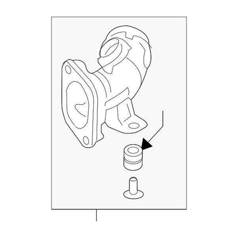 Honda OEM Intercooler Outlet Pipe Assembly | 2017-2021 Honda Civic Type-R (17291-5BF-A00)