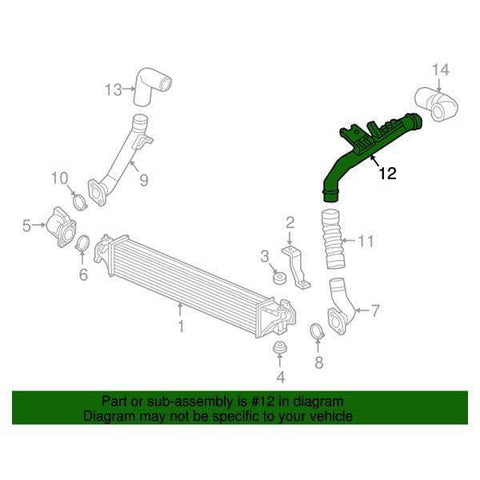 Honda OEM DBW Inlet Pipe | 2016-2021 Honda Civic 1.5T/Si (17293-5AA-A01)