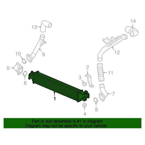 Honda OEM Intercooler | 2016-2021 Honda Civic 1.5T/Si (19710-5AA-A01)