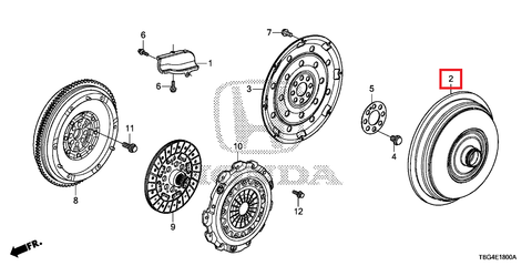 Honda OEM Torque Converter | 2016-2021 Honda Civic 1.5T non-Si (26000-59C-305)