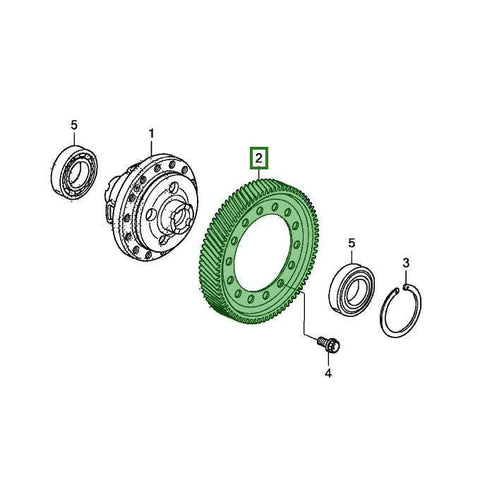 Honda OEM Final Driven Gear | 17-21 Honda Civic Si / 18-19 Accord Sport (41233-5CD-000)