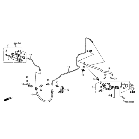 Honda OEM Clutch Master Cylinder | 2016-2021 Honda Civic 1.5T/Si (46925-TBA-A02)