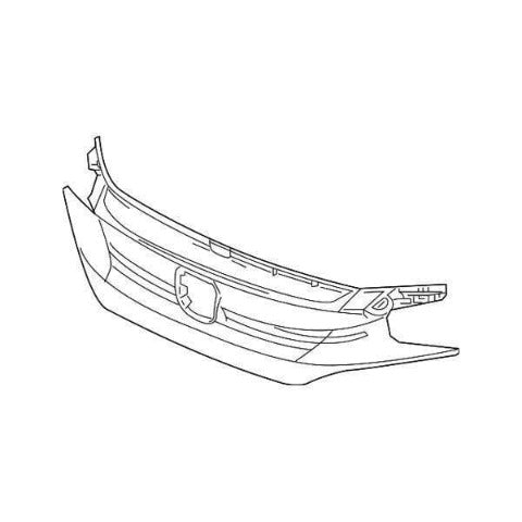 Honda OEM Front Grille | 2017-2021 Honda Civic Hatch (71121-TGG-A01)