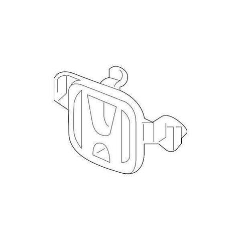 Honda OEM Front Emblem Base | 2017-2021 Honda Civic Hatch (71125-TGG-A01)