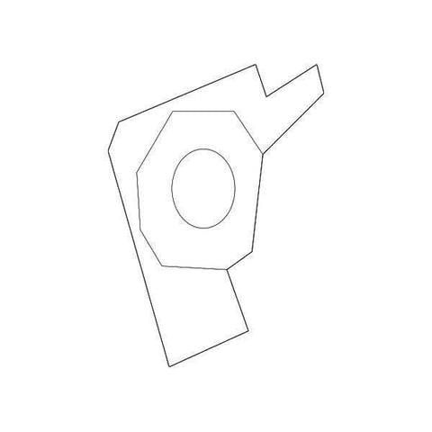 Honda OEM Rear Door Window Corner Garnish - Driver Side | 16-21 Honda Civic Sedan (72497-TBA-A01)