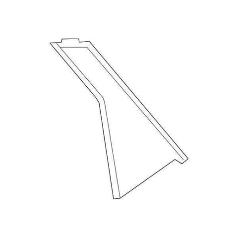 Honda OEM Rear Door Window Quarter Garnish - Driver Side | 16-21 Honda Civic Sedan (72761-TBA-A01)