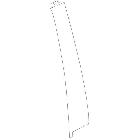 Honda OEM Rear Door Window Side Garnish - Passenger Side | 16-21 Honda Civic Sedan (72930-TBA-A01)