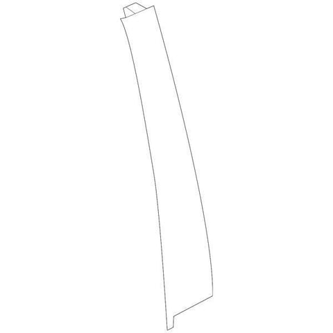 Honda OEM Rear Door Window Side Garnish - Driver Side | 16-21 Honda Civic Sedan (72970-TBA-A01)