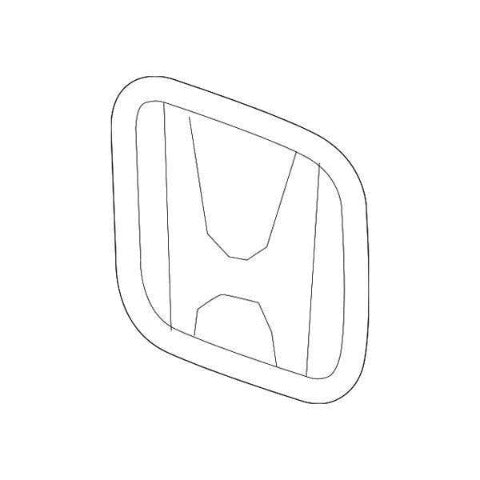 Honda OEM Honda OEM Front Grille 'H' Emblem | 2016-2021 Honda Civic (75700-TBA-A00)