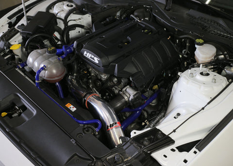 HPS Long Ram Cold Air Intake | 2015-2017 Ford Mustang Ecoboost (837-575)